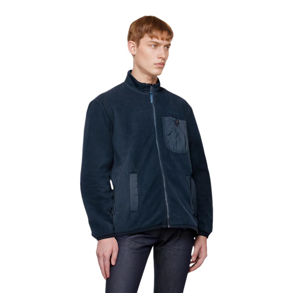 Timberland Однотонная вязаная куртка с воротником-стойкой — фото 3