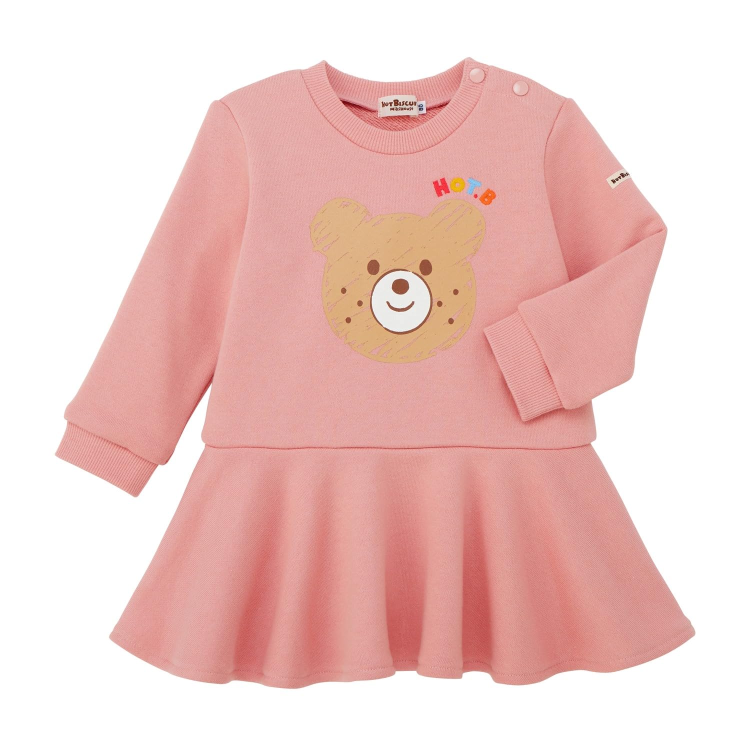 

MIKIHOUSE HOT BISCUITS Salmon for Boys and Product Dress, Pink, 100cm, Girls, Code 73-1901-148
