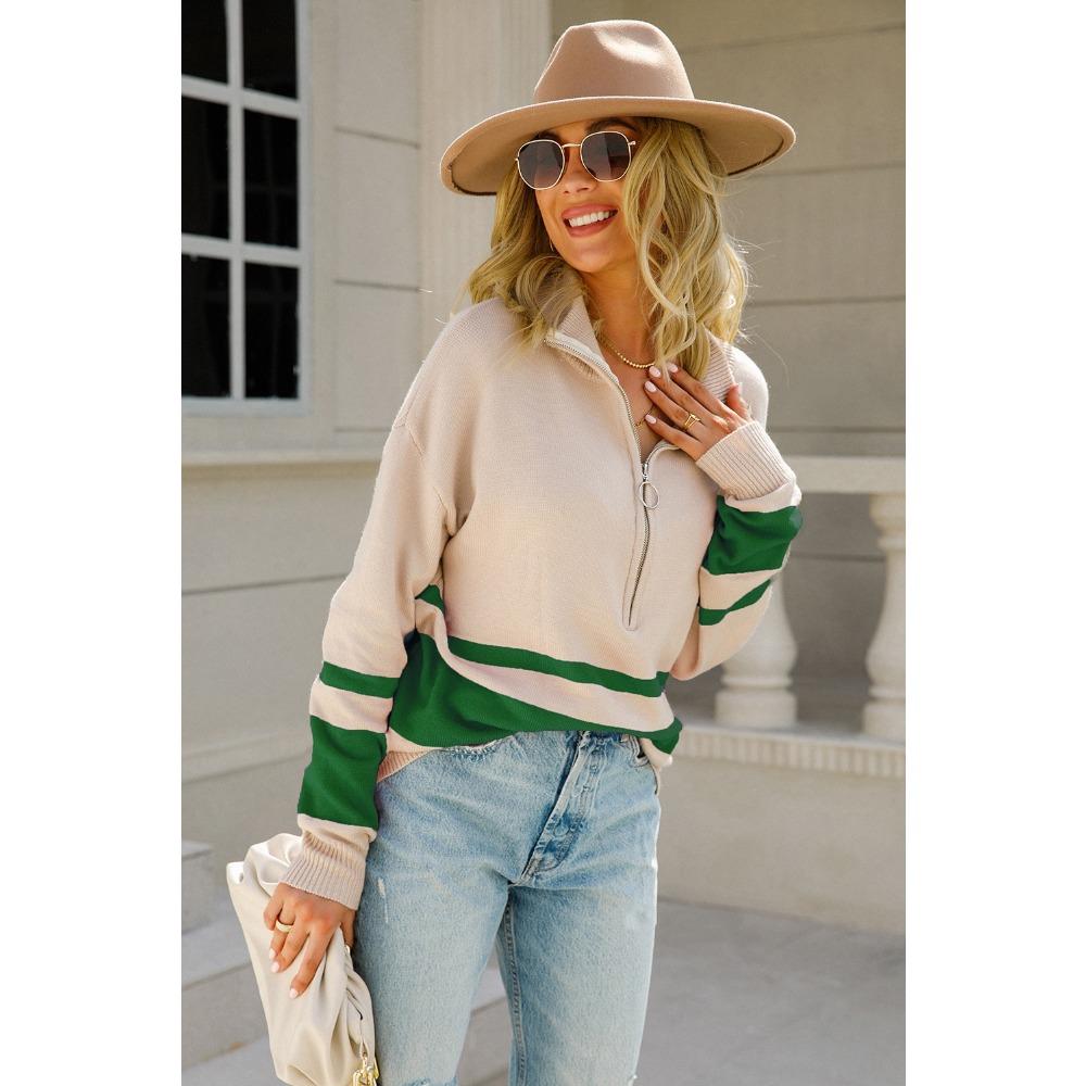 2025 Spring New Women's Sweater Cover Knitted Sweater Large Size Long Sleeve Sweater Women