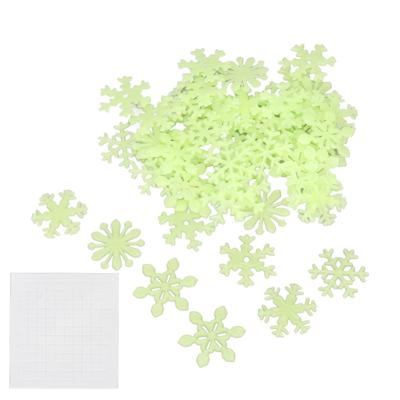50pcs Christmas Glow Wall Stickers Luminous Wall Stickers Gifts Decoration for Xmas Living Room