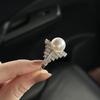 Perle Zirkon Ring Damen Leichter Luxus Design Exquisiter Zeigefingerring Wunderschöner Ring Handschmuck