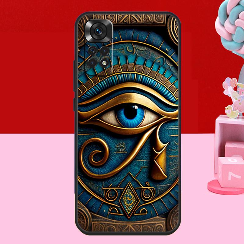 Egyptian Eye of Horus Art Case For Xiaomi Redmi Note 14 13 12 10 11 15 Pro Plus Redmi 15 C 10C 12C 13C 14C Soft Cover
