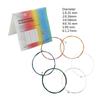 6Pcs/pack Folk Guitar String, Steel Core Guitar Strings Set Practice Replacement Part Accessory for Acoustic Folk Guitar