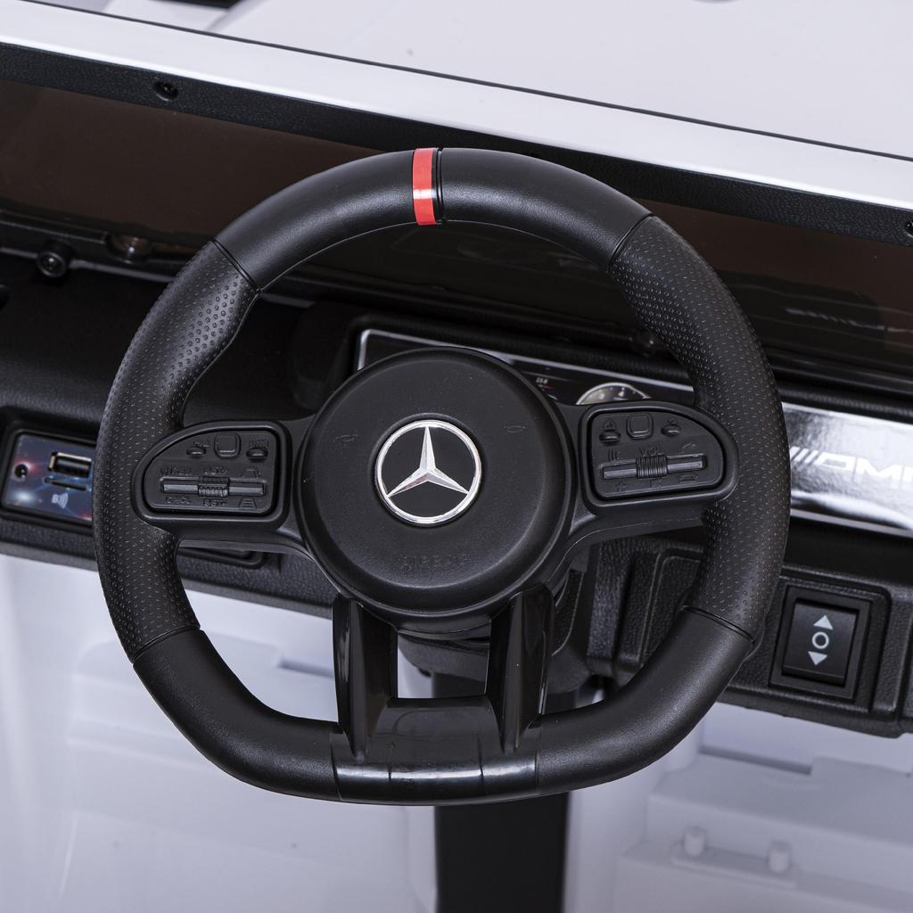 Electric Car For Children Mercedes Amg G63 White