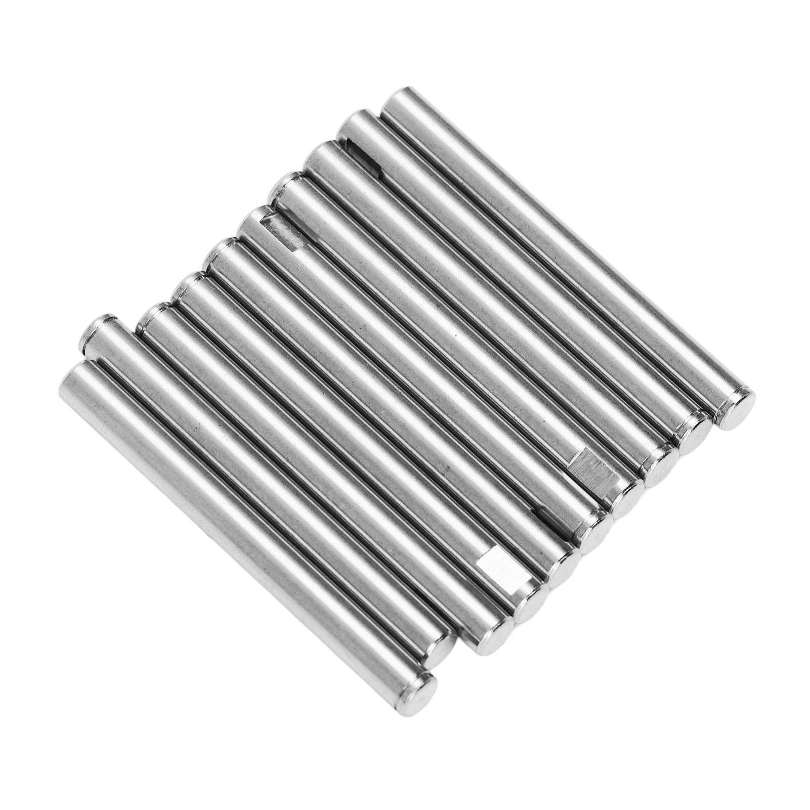 

10pcs RC Motor Rod Shaft Silver 4mm Diameter 39mm Length Model Aircraft Car Boat Round Shaft Rod for Brushless Motor