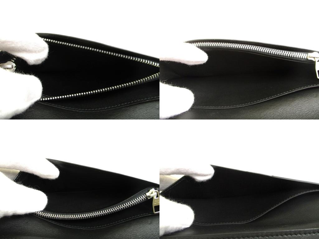 Authentic LOUIS VUITTON Damier Infini Blue Leather Wallet Portefeuille Brazza #a912  Refurbished