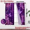 2D Flat Printing  JIT 2pcs   Curtains (Without Rod) Butterfly Bliss Popular Curtains&Drapes Versatile Polyester Fabric Curtains