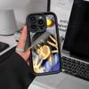 Funny Anime GINTAMA Silicone Soft Phone Case For IPhone 17 16 15 14 Plus 13 12 Mini 11 Black Cover