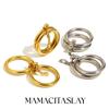 MamacitaSlay 316L Stainless Steel Double Layered Zircon Ring 18K Gold Plated Waterproof Jewelry Women's Charm Ring Unique Gift