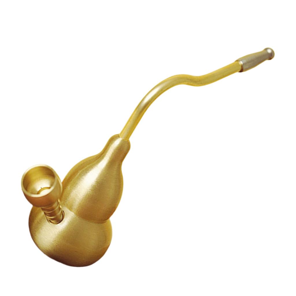 Traditional Craftsmanship Brass Water Pipe Cigarette Holder for Smoking Enthusiasts and Unique Gift Seekers