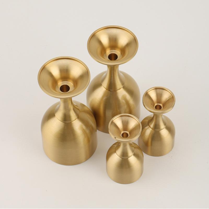 Brass Wine Glass Restaurant Goblet Tabletop Red Wine And White Wine Trumpet Copper Crafts Copper Decoration Mini Shot Glass
