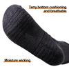 YUEDGE Thick Socks for Outdoor Set Men's Sports, Hiking, Activities, Trekking, Walking, Antibacterial, Deodorizing, Sweat-Wicking, Quick-Drying,