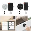 Keyless Privacy Protections Electronic Combination Lock Quick Installation Security Code Lock for Drawers & Cabinets