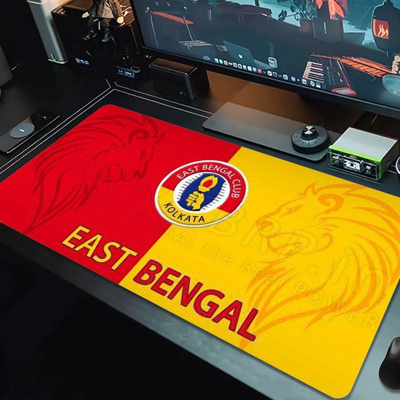 East Bengal FC Color Mouse Pad Large Gaming Table Cushion Non-slip Laptop Tablet Big Mousepad XXL Mat Mini PC Playmat With Lock Edge