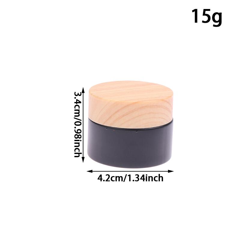 Puste słoiki Mrożone szklane słoiki na kremy Pojemnik kosmetyczny z pokrywką 5-100g Szklana butelka Pojemnik na makijaż Słoiki kosmetyczne podróżne