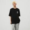 MLB Basic Logo Fashion Sports Collection T Shirt Unisex Black 3ATSB0343-50BKS