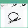 Stylish Ladies Belt 2023 New Summer Accessory Leather Belt For Jeans Korean Version Black Available