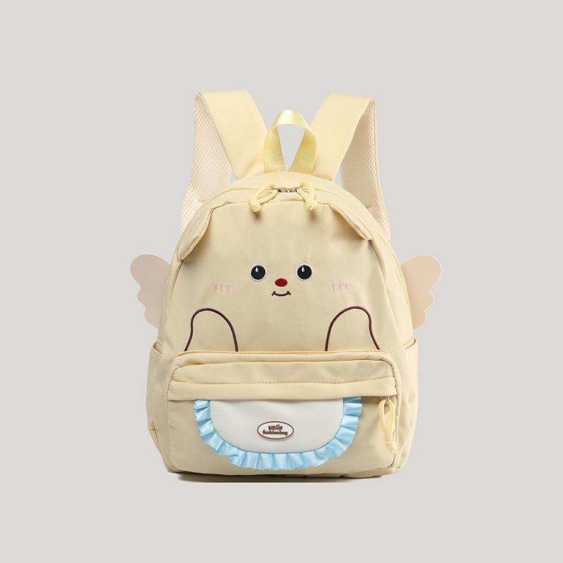 Bib bear backpack Japanese new cute creative cartoon casual student schoolbag sweet cool soft girl backpack female