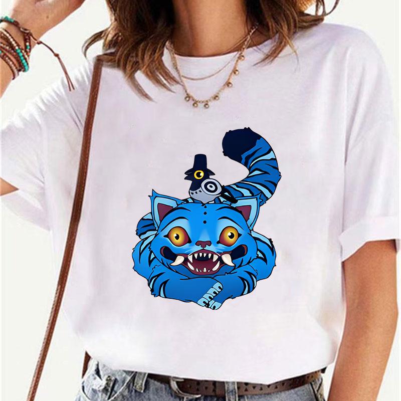 Kpop Demon Hunters Women T-shirt Korean Funny Graphic Y2k Tops Short Sleeve Tees Streetwear Female Harajuku Aesthetic Clothing