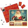 1000Pcs/Set Christmas Jigsaw Puzzle Advent Puzzle 2025 24 Days Educational Puzzle Xmas Countdown Calendar Decoration Holiday Party Gift