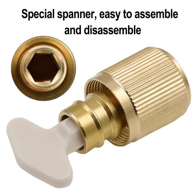 Quick Connect Water Hose Adapter for Washing Machine and Garden Faucet