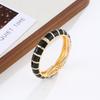 DIEZI Bracciali a Manetta Smaltati Bohemien 11 Colori Hip Hop Geometrici Irregolari Colore Oro Metallo Bracciale Largo Per Donne Uomini Gioielli
