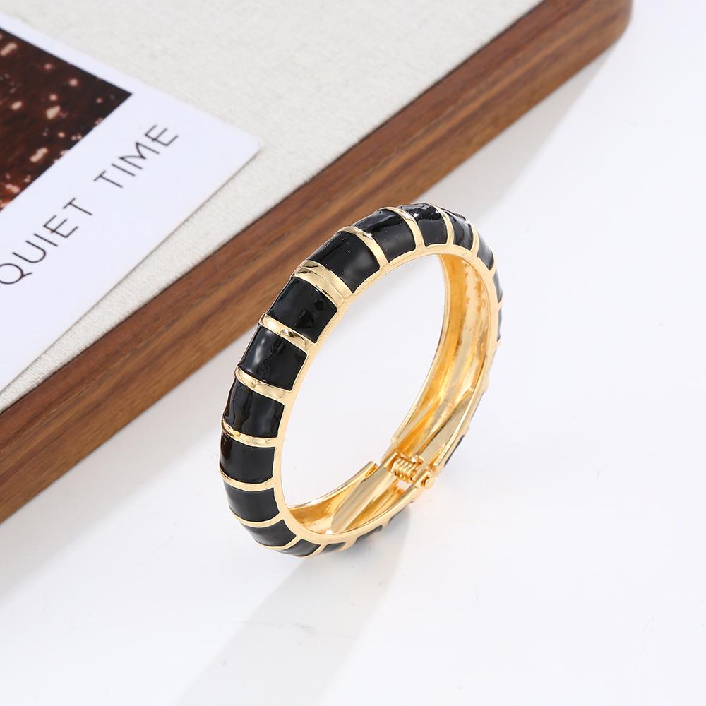 DIEZI Bracciali a Manetta Smaltati Bohemien 11 Colori Hip Hop Geometrici Irregolari Colore Oro Metallo Bracciale Largo Per Donne Uomini Gioielli
