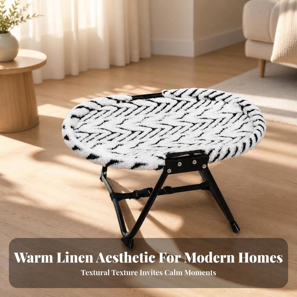 Elevated Pet Cot Portable Bed No-Assembly for Travel, Camping, Dogs