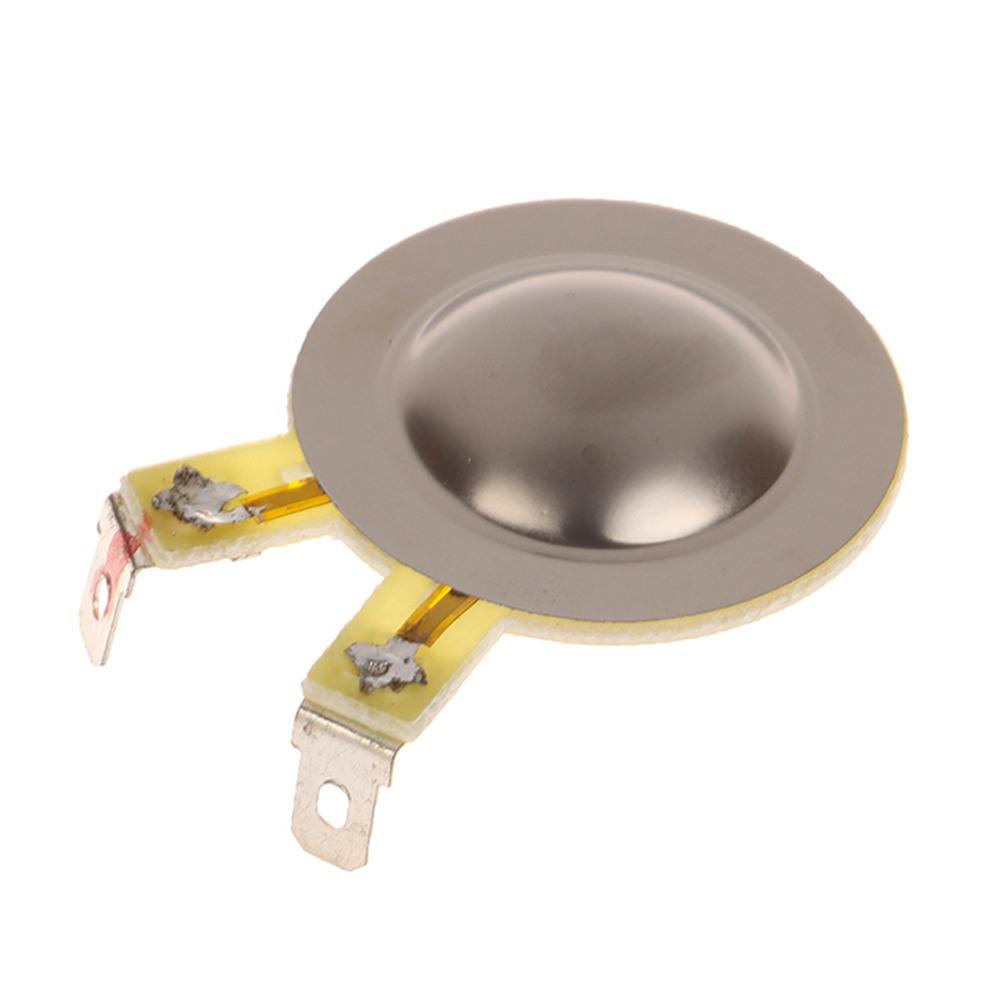 1Pcs 8ohm Impedance Treble Horn Tweeter Diaphragm Titanium/Resin Speaker Dome Horn Tweeter Repair Titanium Film
