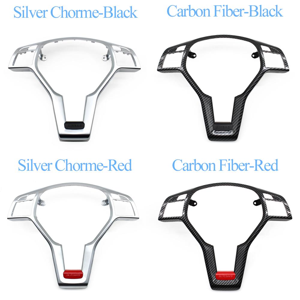 Car Steering Wheel Trim Cover Panel Outer Frame For Mercedes Benz AMG A B C E GLK Class W176 W246 W204 C204 X204 W212 W218