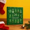 Frog Advent Calendar 2025 24 Days Woodland Theme Christmas Countdown with 2D Flat Frogs Ornaments Novelty Frog Christmas Tree Decoration