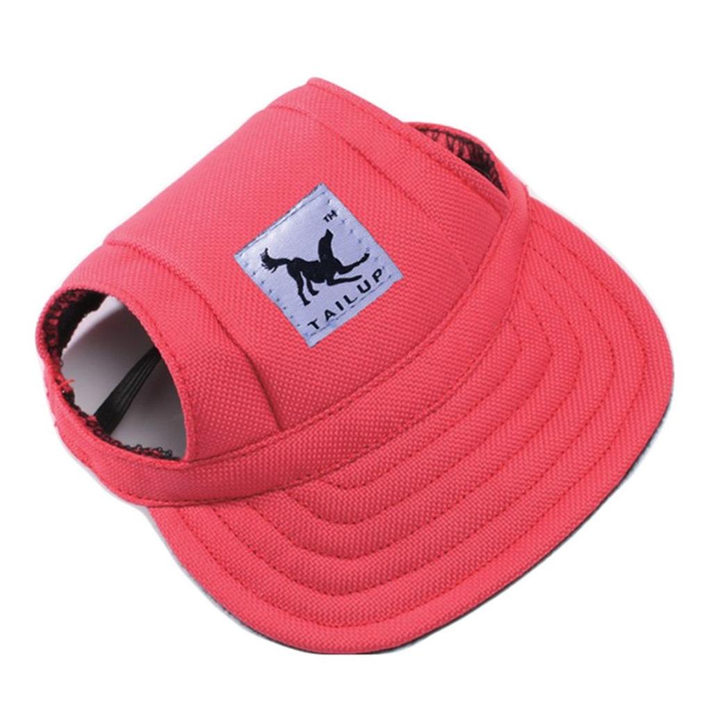 Summer with Ear Holes Headdress Puppy Sunbonnet Baseball Cap Sun Protection Dog Visor Hats