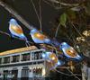 LED Solar Acrylic Bird String Lights - Outdoor Festive Decoration for Courtyard and Christmas Trees