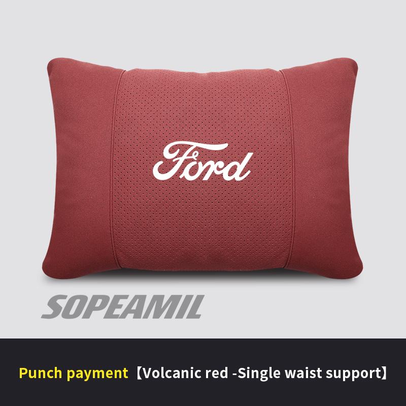 Car Headrest Neck Support Pillow Ford ST Ranger Fusion Mustang Kuga Fiesta EXPLORER EDGE Mondeo Focus Seat Lumbar Cushion Pillow