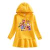 Girls' Ruffle Rainbow Princess Dress with Hooded Sweatshirt, Long Sleeve - Spring/Autumn 2026 Collection