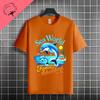 Unisex  Unisexs Family Vacation 2026 Graphic Tshirt With Retro Sunset Palm Tree Desgin Pure Cotton Short Sleeve Casual Tshirt