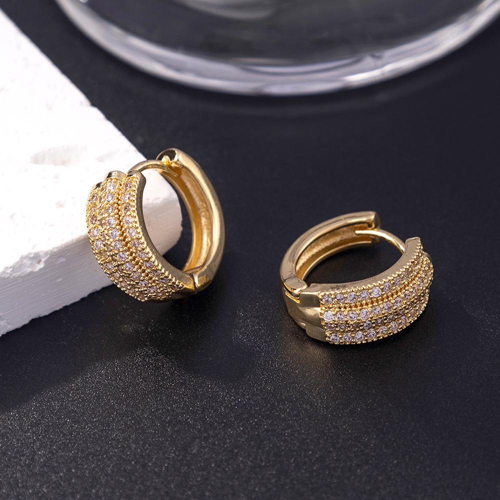 

2025 Premium Checkered Earrings: Unique European & American Design, Light Luxury Style.