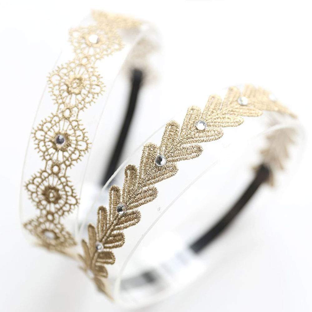 Iikuru Baby Hairband for Baby Hair Hair 32 [2-piece Set] Girls, Accessories, Lace, Wedding, Children, Newborn, Ceremony, Ornament, 2-piece Set, Y774,