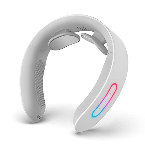 

NIPLUX NECK RELAX, a cordless, quiet, lightweight device by Nisso Plus Co., Ltd., a Japanese manufacturer of neck and shoulder massagers. A great gift