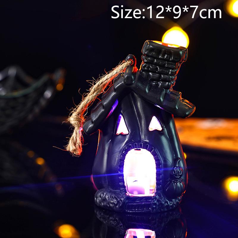 Creative Halloween Pumpkin LED Night Light Haunted House Horror Props Halloween Party Home Indoor Decoration Supplies Gifts