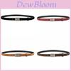 Traditional Leather Ladies Belt With Alloy Buckle For Casual And Office Wear