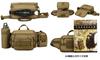 PHOENIX IKKI Assembled Molle Compatible Available In 6 Camouflage Waist Hip Crossbody Black 3-Way Bag, Colors, Pattern, Multifunctional, Sports,