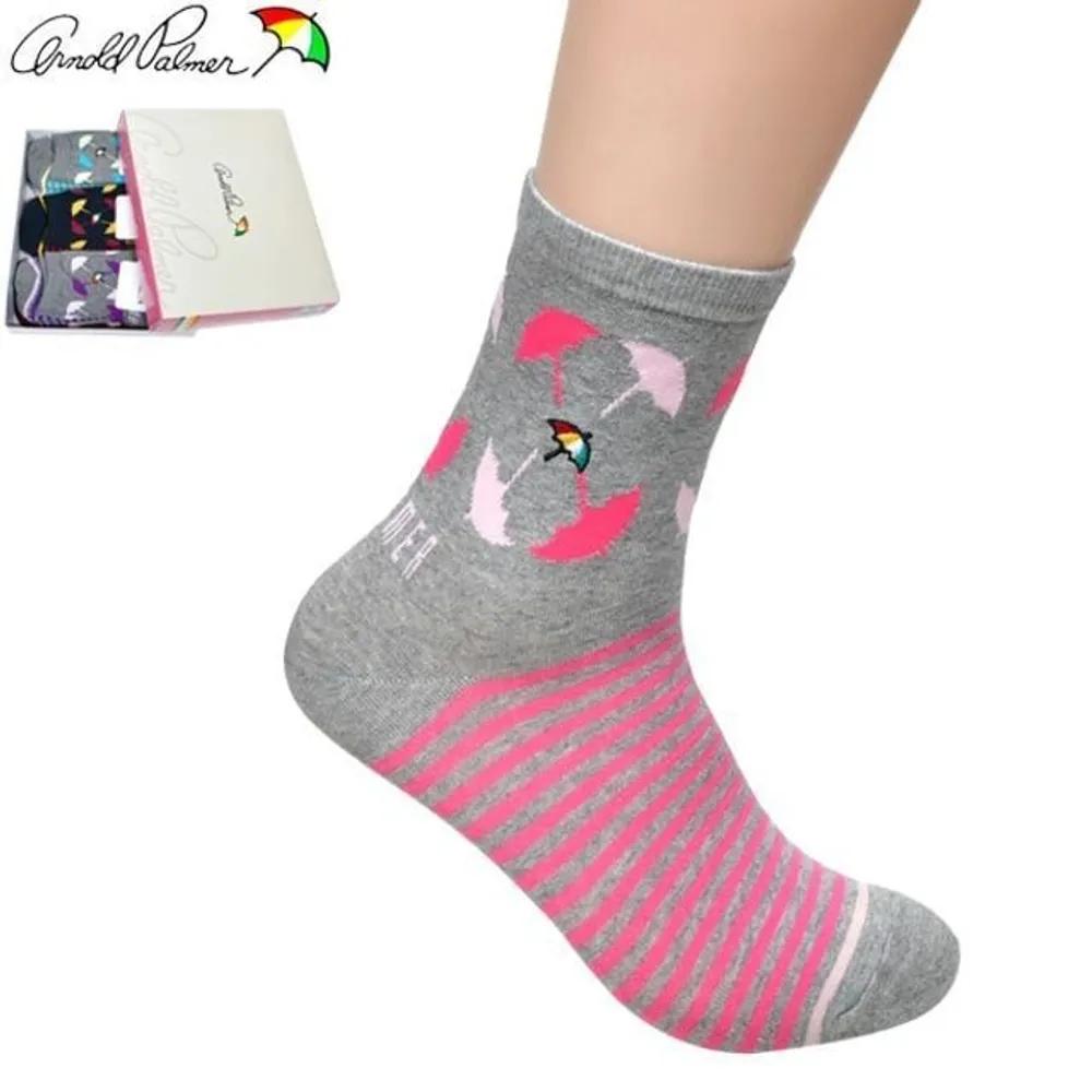 Arnold Palmer Umbrella Pattern Women s Mid-Calf Ring Socks 24cm