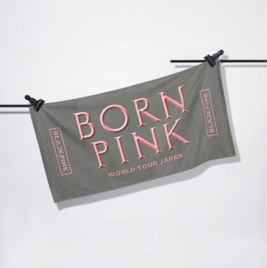 

[Б/У] Скидочное полотенце для ванной BLACKPINK WORLD TOUR [BORN PINK]
