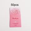 50 Pieces/package Flower Sticker Set Floral Bow Pattern Suitable for Gift Box Sealing Decoration Handmade Gift Decoration