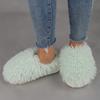 Women's Winter Plush Slip-On Slippers Warm Non-Slip Indoor House Shoes for Cold Weather Warm Slippers(Order A Size Up)