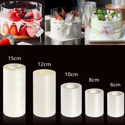 DIY Bakeware Acetate Film Transparent Cake Surround Film Mousse Cake Sheets Surrounding Edge Cake Collar KitchenCake Decor Tool
