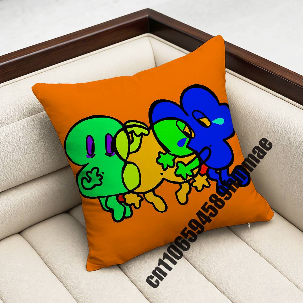 Throw Pillow Case Sham For BFDI Battle for Dream Island Game xcm xcm Square Car Pillowcase Sham Pad Cover