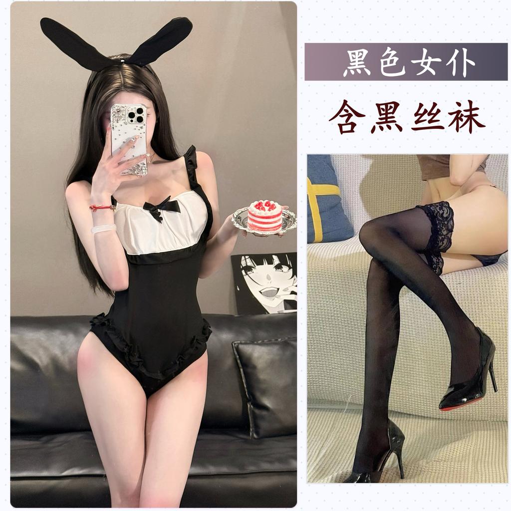 Sexy Lingerie Sexy Bunny Pure Lust Seduction Uniform Bed Fast Break Free Maid Suit Female