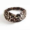 Leopard Print Flower Spring Autumn Summer Chiffon Cross Elastic Headband Women Headband Hair Accessories Headgear